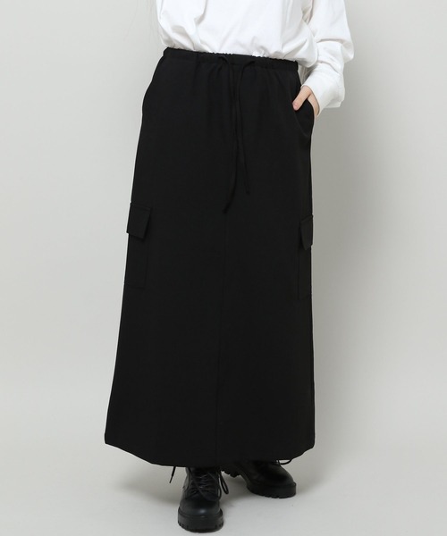 3.3 Field Trip （3.3フィールドトリップ）の「3.3 Field Trip／ストラップカーゴスカート 2991084（スカート・レディース・ブラック/ダークグレー・FREE）」の18枚目の写真