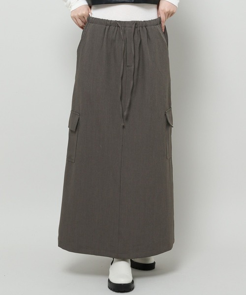3.3 Field Trip （3.3フィールドトリップ）の「3.3 Field Trip／ストラップカーゴスカート 2991084（スカート・レディース・ブラック/ダークグレー・FREE）」の22枚目の写真