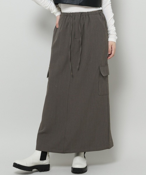 3.3 Field Trip （3.3フィールドトリップ）の「3.3 Field Trip／ストラップカーゴスカート 2991084（スカート・レディース・ブラック/ダークグレー・FREE）」の11枚目の写真