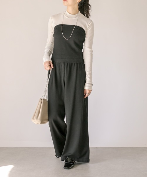 RIVE DROITE（リヴドロワ）の「ベアサロペット（サロペット/オーバーオール・レディース・グレー/ブラック・FREE）」の5枚目の写真