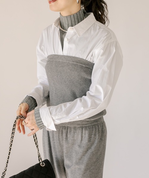 RIVE DROITE（リヴドロワ）の「ベアサロペット（サロペット/オーバーオール・レディース・グレー/ブラック・FREE）」の19枚目の写真