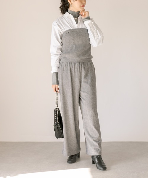 RIVE DROITE（リヴドロワ）の「ベアサロペット（サロペット/オーバーオール・レディース・グレー/ブラック・FREE）」の16枚目の写真