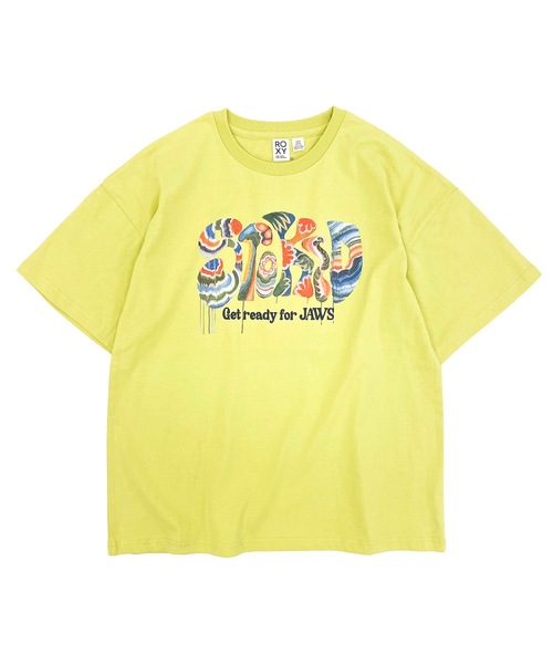 ROXY（ロキシー）の「MAUI ISLAND/ロキシーTAKAGI ERIコラボデザインリラックスフィットフロントプリント半袖カットソー（Tシャツ/カットソー・レディース・グレー/パープル/イエロー・LARGE/MEDIUM）」の10枚目の写真