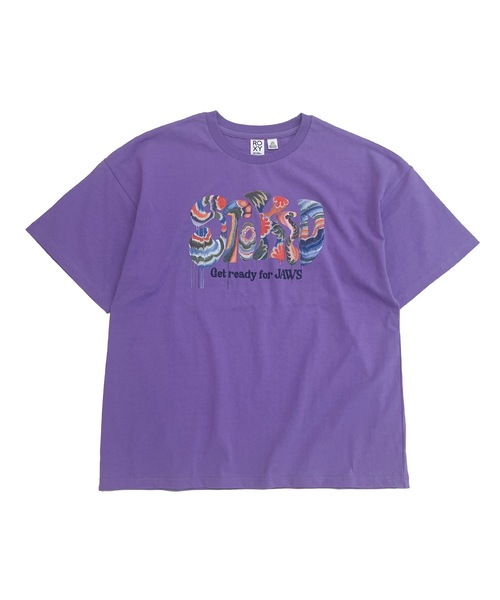 ROXY（ロキシー）の「MAUI ISLAND/ロキシーTAKAGI ERIコラボデザインリラックスフィットフロントプリント半袖カットソー（Tシャツ/カットソー・レディース・グレー/パープル/イエロー・LARGE/MEDIUM）」の12枚目の写真