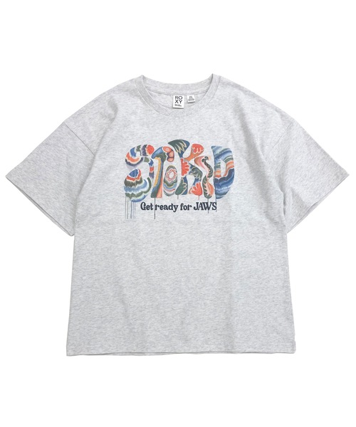 ROXY（ロキシー）の「MAUI ISLAND/ロキシーTAKAGI ERIコラボデザインリラックスフィットフロントプリント半袖カットソー（Tシャツ/カットソー・レディース・グレー/パープル/イエロー・LARGE/MEDIUM）」の8枚目の写真