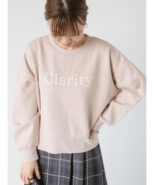 Lugnoncure（ルノンキュール）の「フロントロゴ裏起毛スウェット（Tシャツ/カットソー・レディース・オフホワイト/ブラック/ピンク・F）」の3枚目の写真