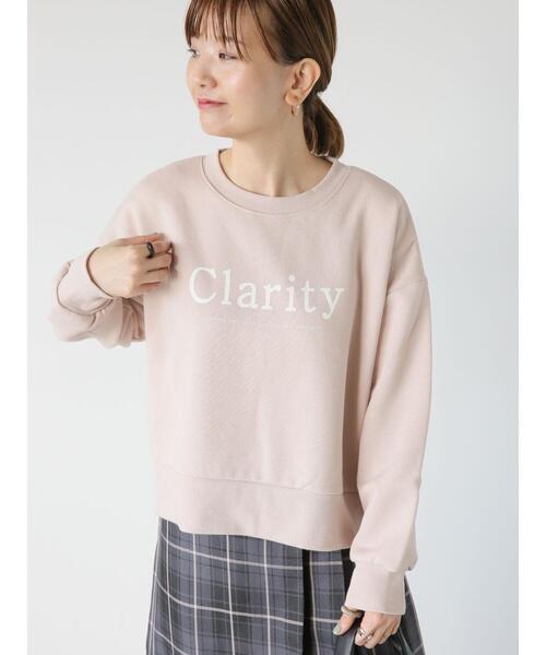 Lugnoncure（ルノンキュール）の「フロントロゴ裏起毛スウェット（Tシャツ/カットソー・レディース・オフホワイト/ブラック/ピンク・F）」の8枚目の写真