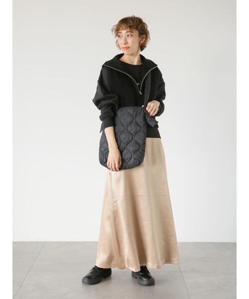 Lugnoncure（ルノンキュール）の「フロントロゴ裏起毛スウェット（Tシャツ/カットソー・レディース・オフホワイト/ブラック/ピンク・F）」の9枚目の写真