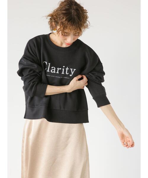 Lugnoncure（ルノンキュール）の「フロントロゴ裏起毛スウェット（Tシャツ/カットソー・レディース・オフホワイト/ブラック/ピンク・F）」の10枚目の写真