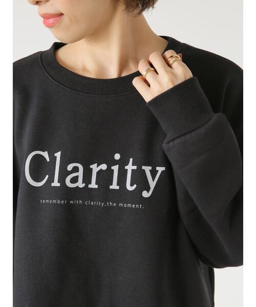 Lugnoncure（ルノンキュール）の「フロントロゴ裏起毛スウェット（Tシャツ/カットソー・レディース・オフホワイト/ブラック/ピンク・F）」の11枚目の写真