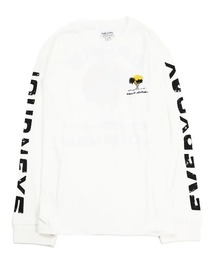 BANKS | DESIGN TEE/BANKS(バンクス)ユニセックス袖ロゴプリントバックプリント長袖ロンT(Tシャツ/カットソー)