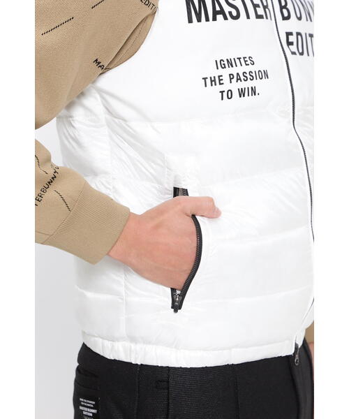 マスターバニーエディション　 ダウンベスト付きホワイトジャケット マスターバニーエディション ダウンベスト付きホワイト