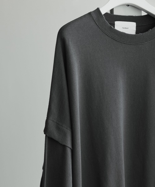 セール】loose damage oversize sweat / ルーズダメージオーバー