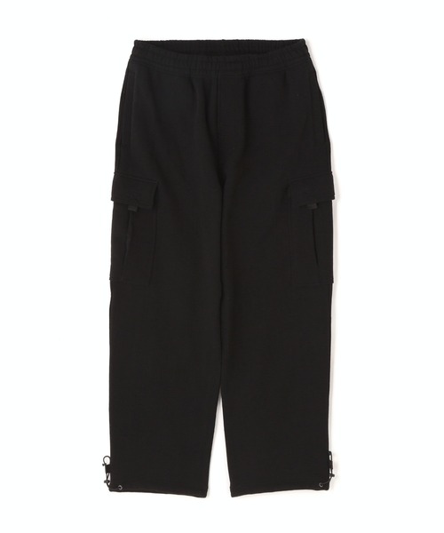 AVIREX（アヴィレックス）の「《直営店限定》HEAVY WEIGHT SWEAT CARGO PANTS / ヘビーウェイト スウェット カーゴパンツ / AVIREX / アヴィレックス（スウェットパンツ・メンズ・ブラック/グレー・MEDIUM/X-LARGE/LARGE）」の2枚目の写真