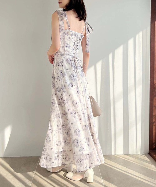 one after another NICE CLAUP（ワンアフターアナザーナイスクラップ）の「マーメイドキャミワンピース/WEB限定商品（ワンピース・レディース・ホワイト系その他/アイボリー/ブラック/ホワイト系・MEDIUM/LARGE）」の15枚目の写真