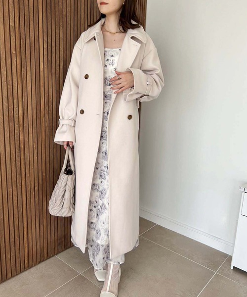 one after another NICE CLAUP（ワンアフターアナザーナイスクラップ）の「マーメイドキャミワンピース/WEB限定商品（ワンピース・レディース・ホワイト系その他/アイボリー/ブラック/ホワイト系・MEDIUM/LARGE）」の18枚目の写真