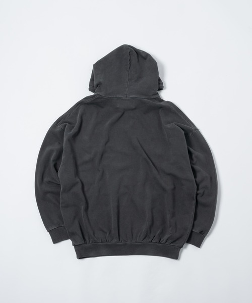 ADAMASTE（アダマスト）の「ヴィンテージライクロゴプリントパーカー（パーカー・メンズ・ブラック/ベージュ/ブルー/グレー・FREE）」の5枚目の写真