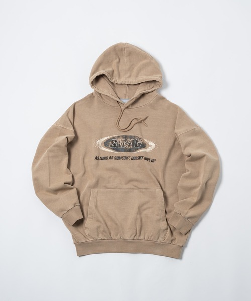 ADAMASTE（アダマスト）の「ヴィンテージライクロゴプリントパーカー（パーカー・メンズ・ブラック/ベージュ/ブルー/グレー・FREE）」の20枚目の写真