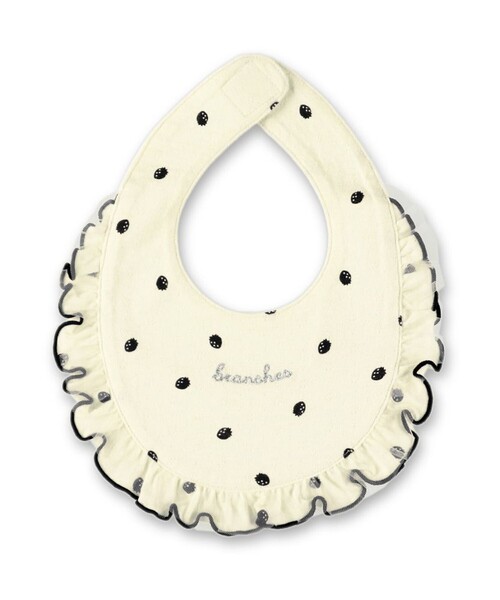 BRANSHES（ブランシェス）の「【ベビー】いちご総柄スタイ（スタイ/よだれかけ・キッズ・アイボリー/ピンク・FREE）」の10枚目の写真