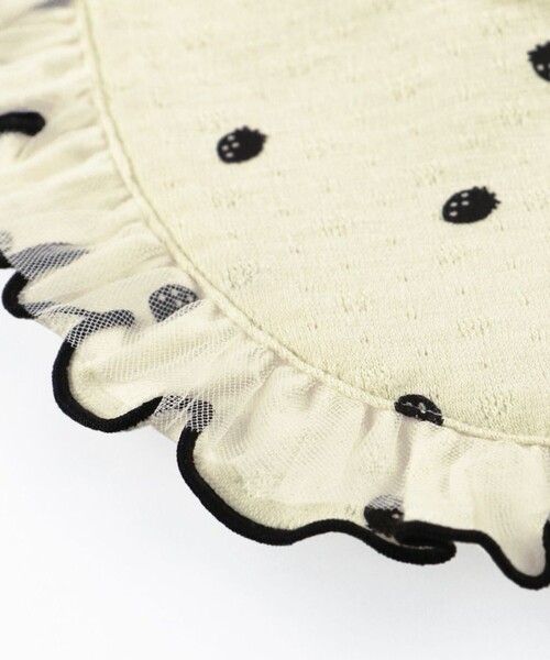 BRANSHES（ブランシェス）の「【ベビー】いちご総柄スタイ（スタイ/よだれかけ・キッズ・アイボリー/ピンク・FREE）」の13枚目の写真