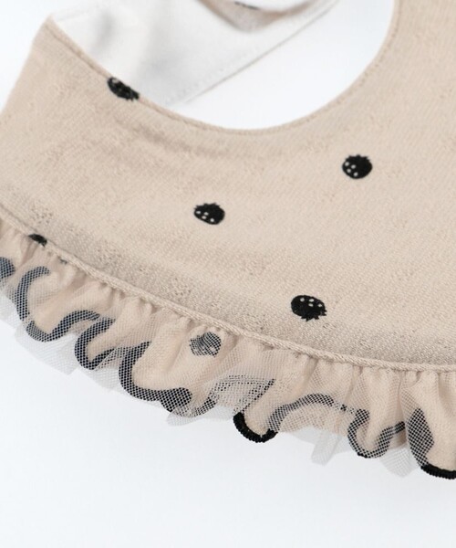 BRANSHES（ブランシェス）の「【ベビー】いちご総柄スタイ（スタイ/よだれかけ・キッズ・アイボリー/ピンク・FREE）」の7枚目の写真