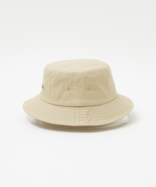 FRUIT OF THE LOOM（フルーツオブザルーム）の「【FRUIT OF THE LOOM】フロントロゴ刺繍 ツイル バケット ハット（ハット・メンズ・ピンク/オフホワイト/ベージュ/サックスブルー/ブラック・フリー）」の18枚目の写真