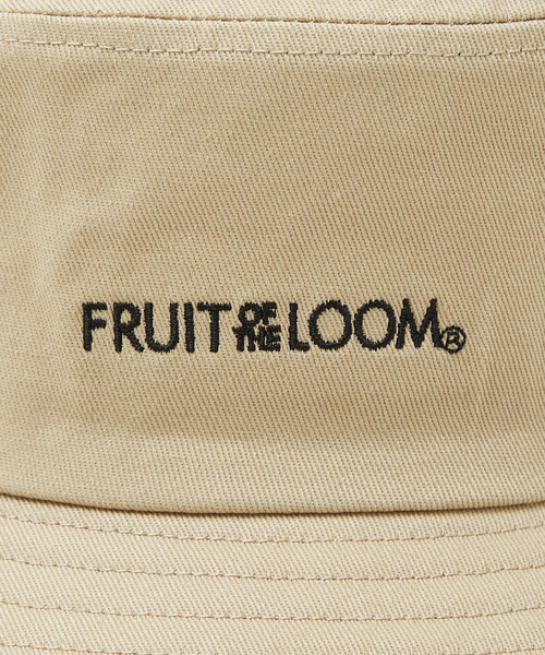 FRUIT OF THE LOOM（フルーツオブザルーム）の「【FRUIT OF THE LOOM】フロントロゴ刺繍 ツイル バケット ハット（ハット・メンズ・ピンク/オフホワイト/ベージュ/サックスブルー/ブラック・フリー）」の13枚目の写真