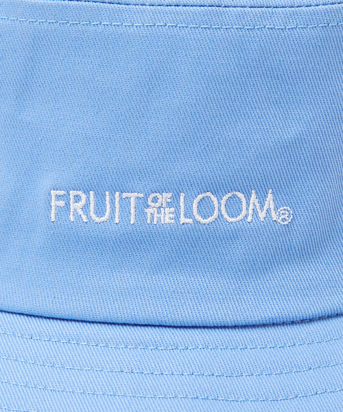 FRUIT OF THE LOOM（フルーツオブザルーム）の「【FRUIT OF THE LOOM】フロントロゴ刺繍 ツイル バケット ハット（ハット・メンズ・ピンク/オフホワイト/ベージュ/サックスブルー/ブラック・フリー）」の15枚目の写真