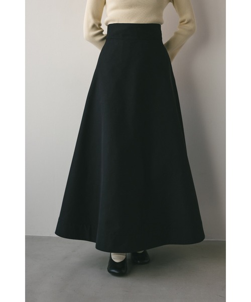 STYLEMIXER（スタイルミキサー）の「ヘムパネルフレアスカート（スカート・レディース・ブラック/ベージュ・MEDIUM/SMALL/X-SMALL）」の5枚目の写真