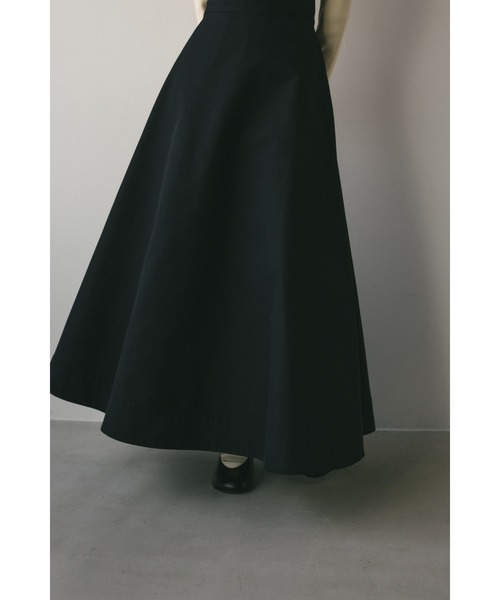 STYLEMIXER（スタイルミキサー）の「ヘムパネルフレアスカート（スカート・レディース・ブラック/ベージュ・MEDIUM/SMALL/X-SMALL）」の8枚目の写真
