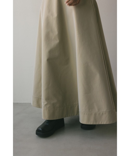 STYLEMIXER（スタイルミキサー）の「ヘムパネルフレアスカート（スカート・レディース・ブラック/ベージュ・MEDIUM/SMALL/X-SMALL）」の16枚目の写真