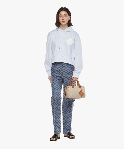 MCM（エムシーエム）の「Ella ボストンバッグ - ローレトス（ボストンバッグ・メンズ・アイボリー/ベージュ・SMALL）」の11枚目の写真