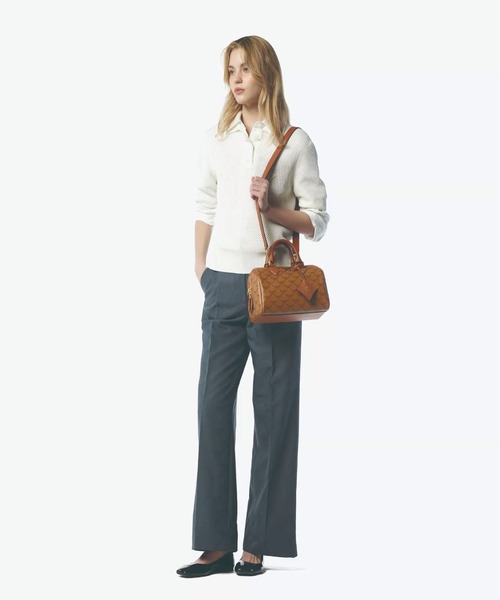 MCM（エムシーエム）の「Ella ボストンバッグ - ローレトス（ボストンバッグ・メンズ・アイボリー/ベージュ・SMALL）」の13枚目の写真