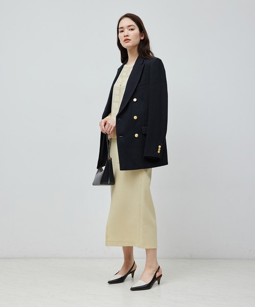ROPE'(ロペ)の「【雑誌掲載】モノグラムプリントドッキングプルオーバー【セットアップ対応】(Tシャツ/カットソー・レディース・ブラック/キナリ・FREE)」の11枚目の写真