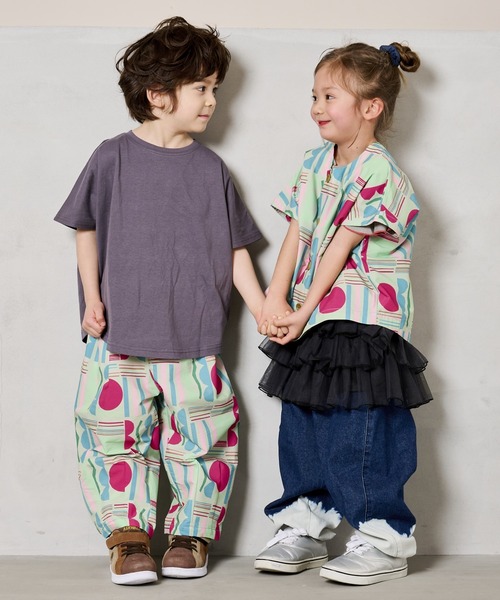 HOGAN RANCH WEAR(ホーガンランチウエア)の「イージータックパンツ(80~150cm)(その他パンツ・キッズ・イエロー/マルチ/ブラック・100/80/150/110/90/140/130/120)」の14枚目の写真