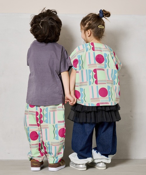 HOGAN RANCH WEAR(ホーガンランチウエア)の「イージータックパンツ(80~150cm)(その他パンツ・キッズ・イエロー/マルチ/ブラック・100/80/150/110/90/140/130/120)」の15枚目の写真