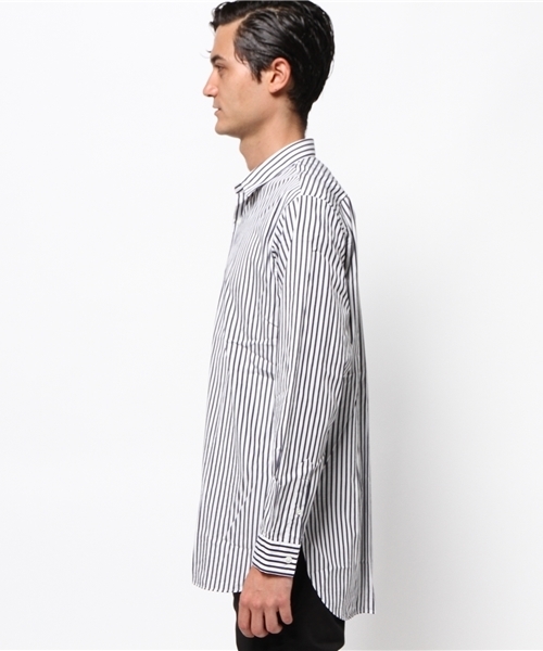 ivory court(アイボリーコート)の「レギュラーカラーロングシャツ◆(シャツ/ブラウス・メンズ・ホワイト/ホワイト×ホワイト/ホワイト系その他・36/40/38)」の9枚目の写真