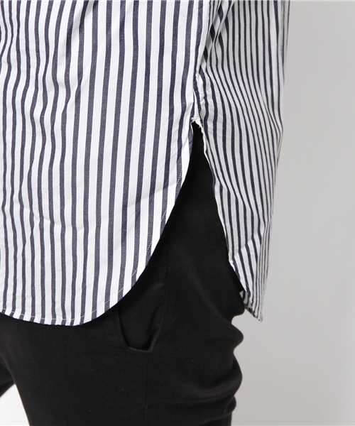 ivory court(アイボリーコート)の「レギュラーカラーロングシャツ◆(シャツ/ブラウス・メンズ・ホワイト/ホワイト×ホワイト/ホワイト系その他・36/40/38)」の5枚目の写真