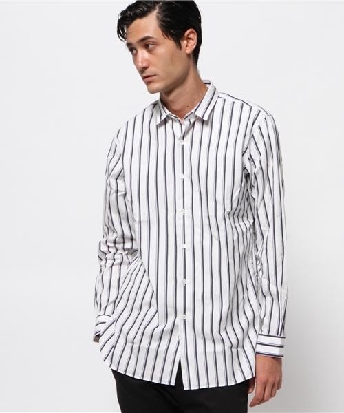 ivory court(アイボリーコート)の「レギュラーカラーロングシャツ◆(シャツ/ブラウス・メンズ・ホワイト/ホワイト×ホワイト/ホワイト系その他・36/40/38)」の12枚目の写真