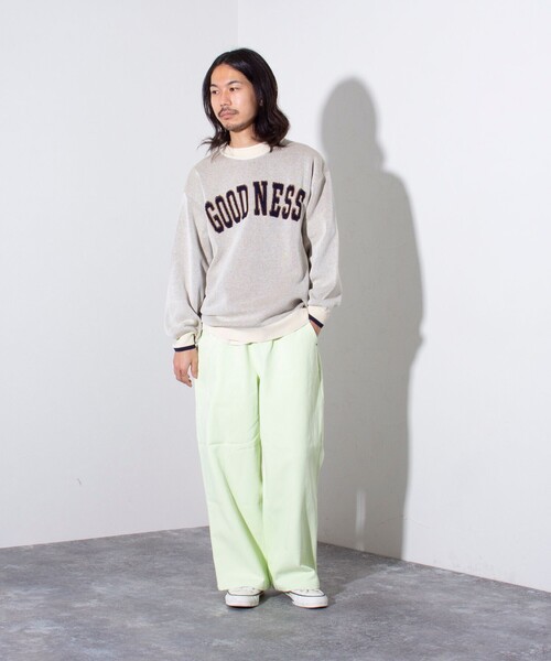 GEVACO(ゲバコ)の「【GEVACO/ゲバコ】10ozデニムイージーワイドパンツ(デニムパンツ・メンズ・ライトブルー/ブラック/ライム/インディゴブルー・M/L)」の14枚目の写真