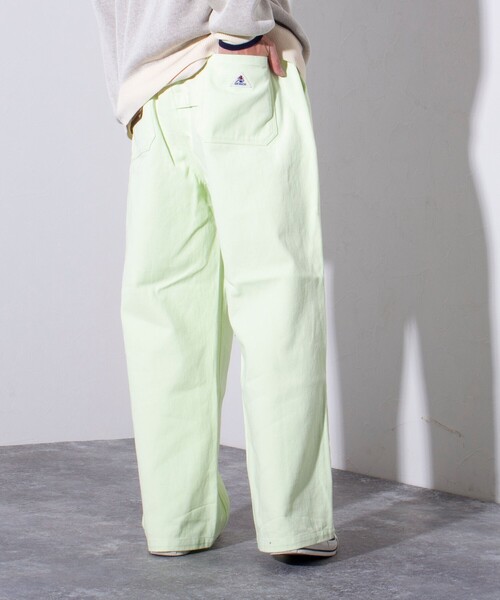 GEVACO(ゲバコ)の「【GEVACO/ゲバコ】10ozデニムイージーワイドパンツ(デニムパンツ・メンズ・ライトブルー/ブラック/ライム/インディゴブルー・M/L)」の15枚目の写真