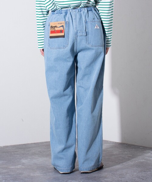 GEVACO(ゲバコ)の「【GEVACO/ゲバコ】10ozデニムイージーワイドパンツ(デニムパンツ・メンズ・ライトブルー/ブラック/ライム/インディゴブルー・M/L)」の9枚目の写真