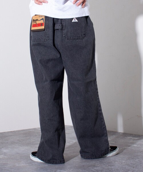 GEVACO(ゲバコ)の「【GEVACO/ゲバコ】10ozデニムイージーワイドパンツ(デニムパンツ・メンズ・ライトブルー/ブラック/ライム/インディゴブルー・M/L)」の13枚目の写真