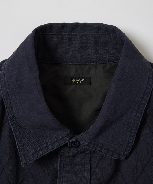 WILD LIFE TAILOR Adam et Rope'（ワイルドテーラーアダムエロペ　）の「【WILD LIFE TAILOR】 ガーメントダイ コットン サファリ ジャケット（ブルゾン・メンズ・ブルー系その他2/ブルー系その他4・M/L）」の3枚目の写真