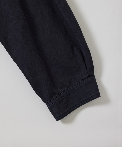 WILD LIFE TAILOR Adam et Rope'（ワイルドテーラーアダムエロペ　）の「【WILD LIFE TAILOR】 ガーメントダイ コットン サファリ ジャケット（ブルゾン・メンズ・ブルー系その他2/ブルー系その他4・M/L）」の5枚目の写真