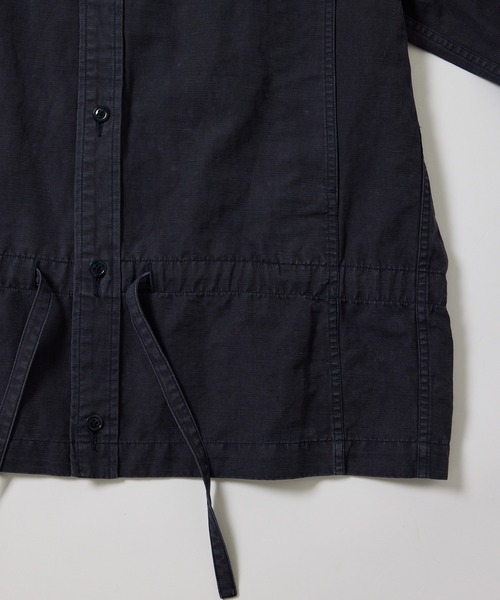 WILD LIFE TAILOR Adam et Rope'（ワイルドテーラーアダムエロペ　）の「【WILD LIFE TAILOR】 ガーメントダイ コットン サファリ ジャケット（ブルゾン・メンズ・ブルー系その他2/ブルー系その他4・M/L）」の7枚目の写真