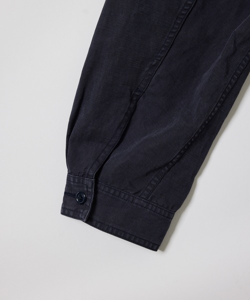 WILD LIFE TAILOR Adam et Rope'（ワイルドテーラーアダムエロペ　）の「【WILD LIFE TAILOR】 ガーメントダイ コットン サファリ ジャケット（ブルゾン・メンズ・ブルー系その他2/ブルー系その他4・M/L）」の8枚目の写真