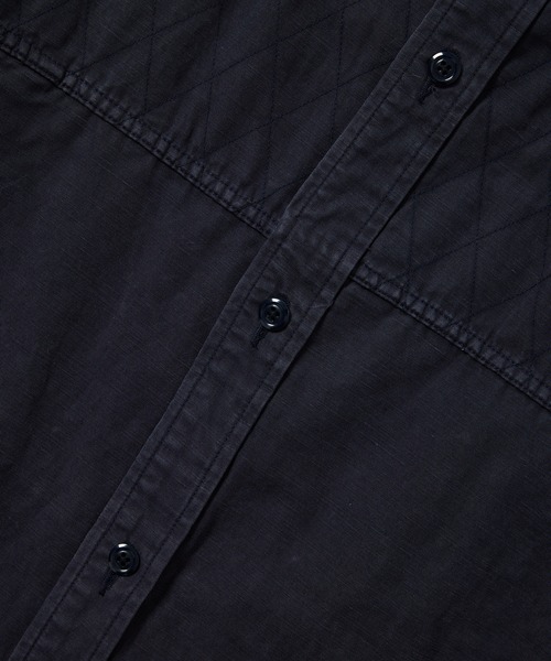 WILD LIFE TAILOR Adam et Rope'（ワイルドテーラーアダムエロペ　）の「【WILD LIFE TAILOR】 ガーメントダイ コットン サファリ ジャケット（ブルゾン・メンズ・ブルー系その他2/ブルー系その他4・M/L）」の11枚目の写真