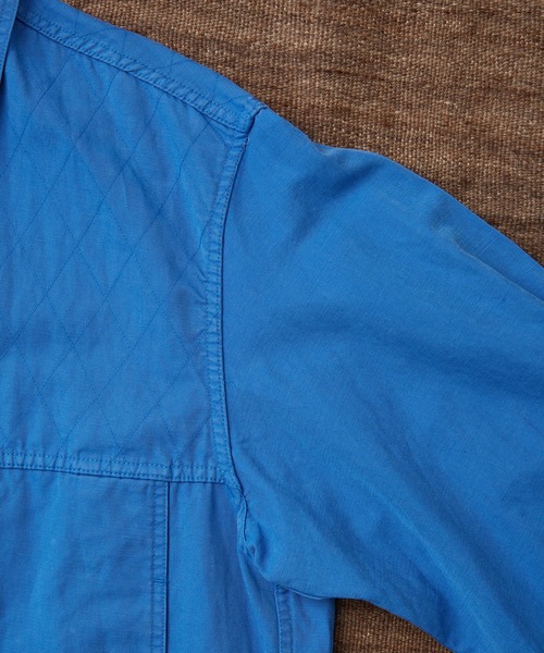 WILD LIFE TAILOR Adam et Rope'（ワイルドテーラーアダムエロペ　）の「【WILD LIFE TAILOR】 ガーメントダイ コットン サファリ ジャケット（ブルゾン・メンズ・ブルー系その他2/ブルー系その他4・M/L）」の18枚目の写真