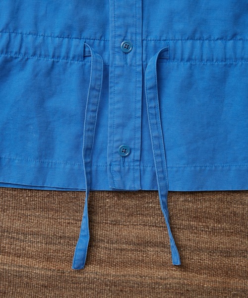 WILD LIFE TAILOR Adam et Rope'（ワイルドテーラーアダムエロペ　）の「【WILD LIFE TAILOR】 ガーメントダイ コットン サファリ ジャケット（ブルゾン・メンズ・ブルー系その他2/ブルー系その他4・M/L）」の21枚目の写真